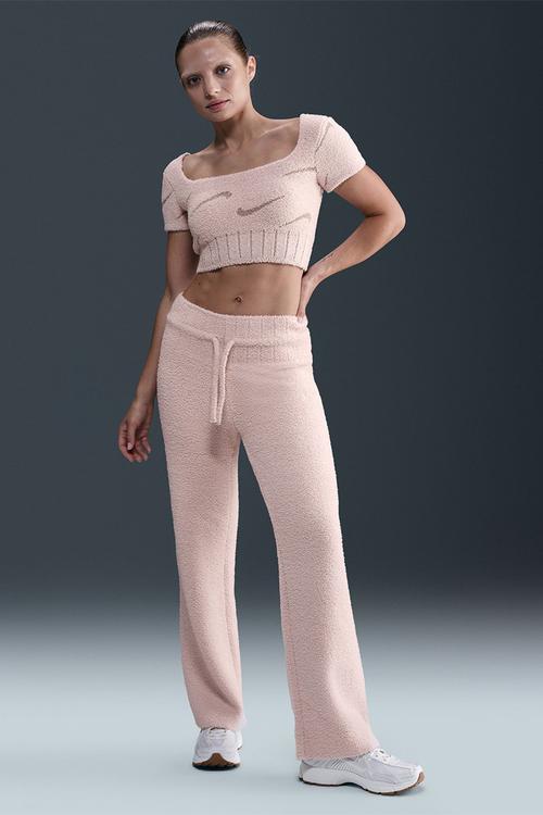 Slim Knit Pants - Beige