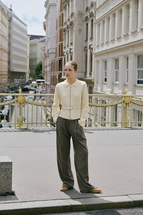 Cardigan belty - light beige