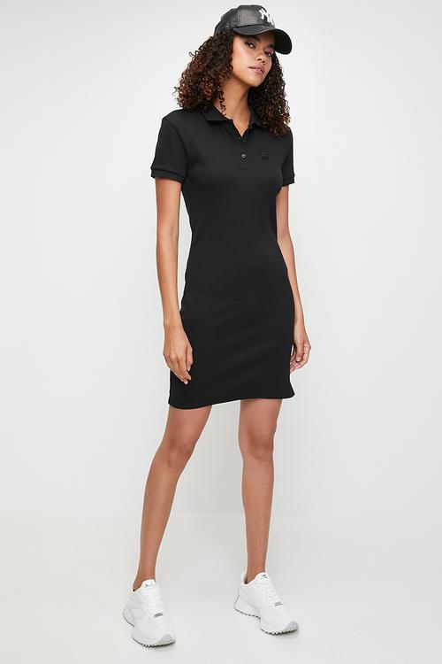 Carmen Golfer Dress - Black