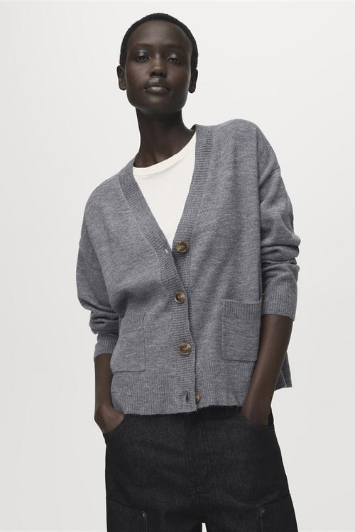 Cardigan nekko - medium gray
