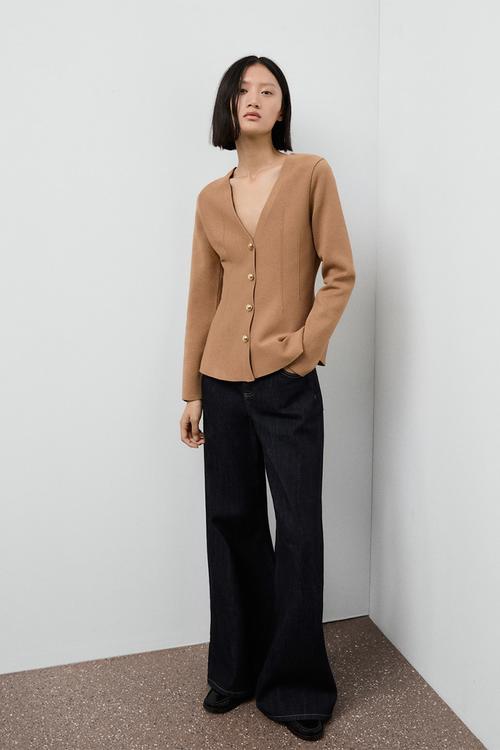 Jacket tona - medium brown