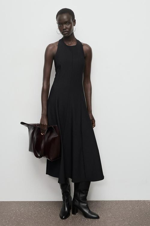 Dress pepli - black