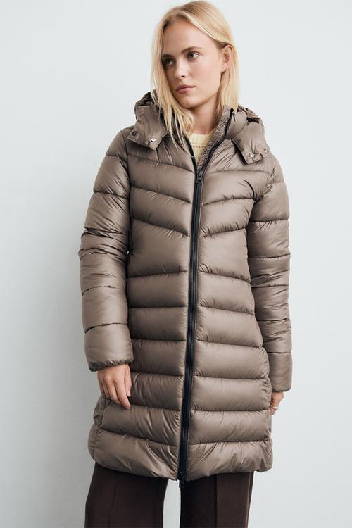 Puffer coat bego - medium brown