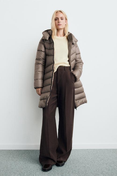 Puffer coat bego - medium brown