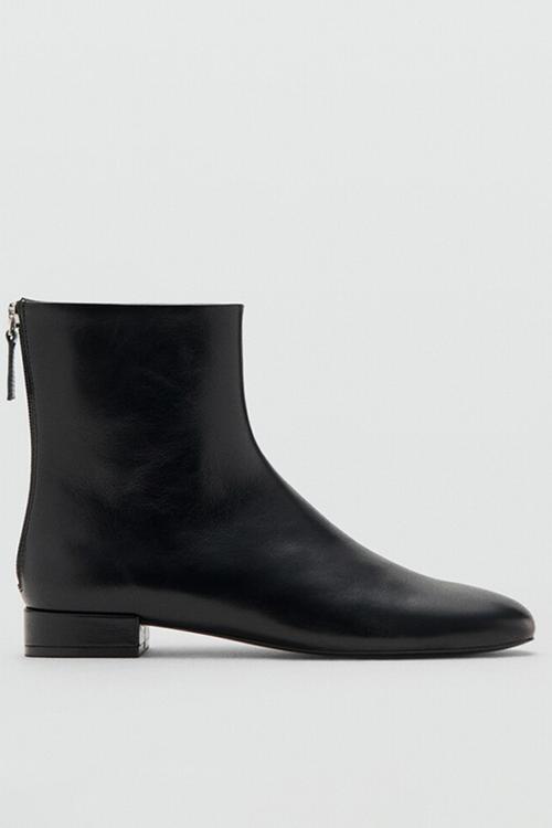 Clue leather boot - black