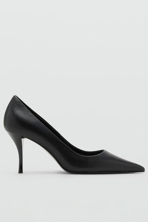 Sota leather heel - black