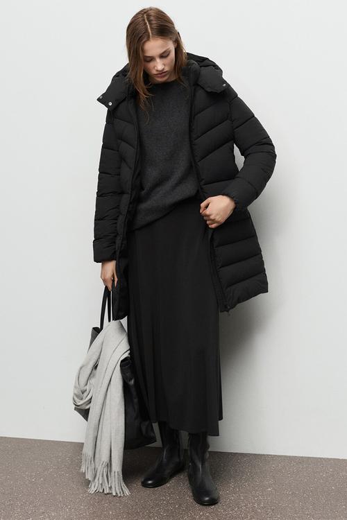 Puffer coat bego - black