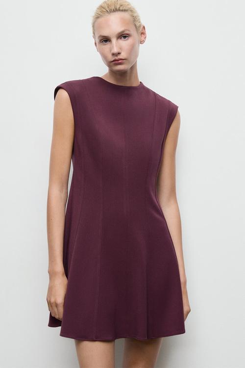 Dress cati - dark red