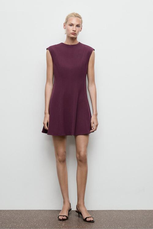 Dress cati - dark red