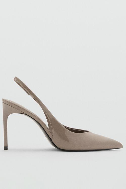 Mica heel - light/pastel gray