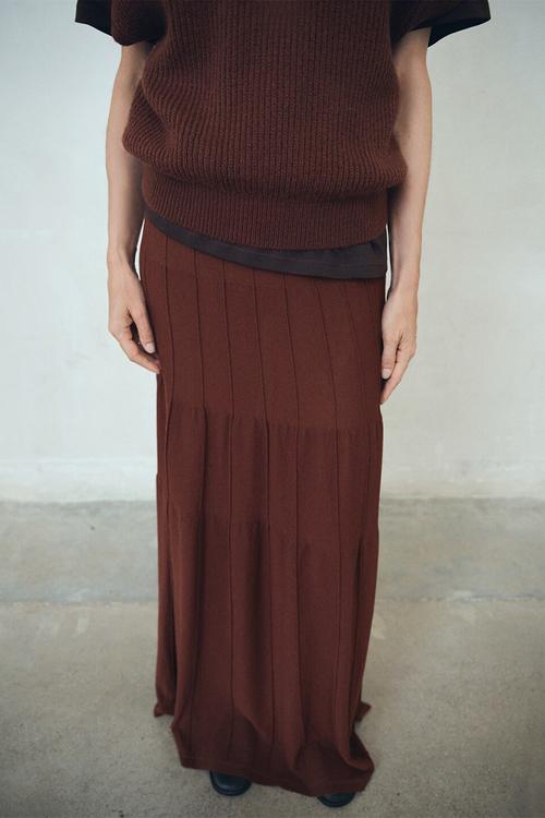 Skirt choco - brown