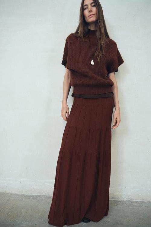 Skirt choco - brown