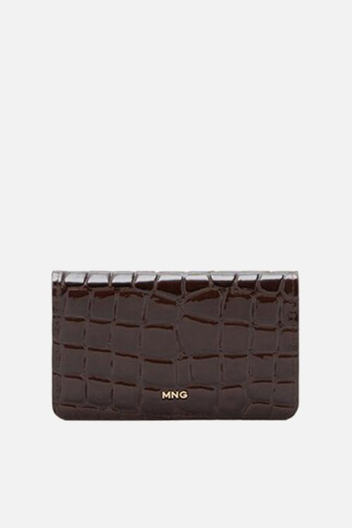 Dino wallet - dark brown