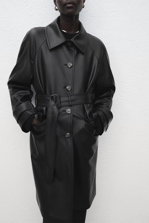 Trenchcoat petra - black