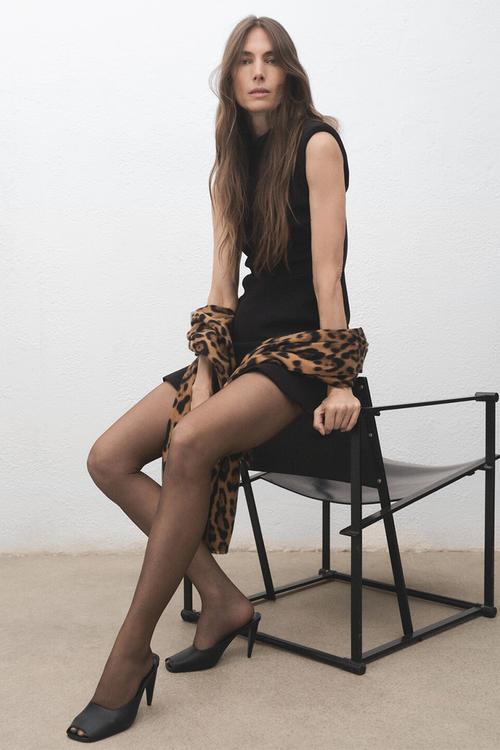 Leopardo scarf-brown