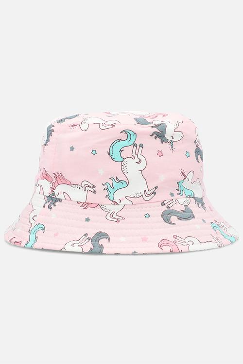 Printed bucket hat - pink