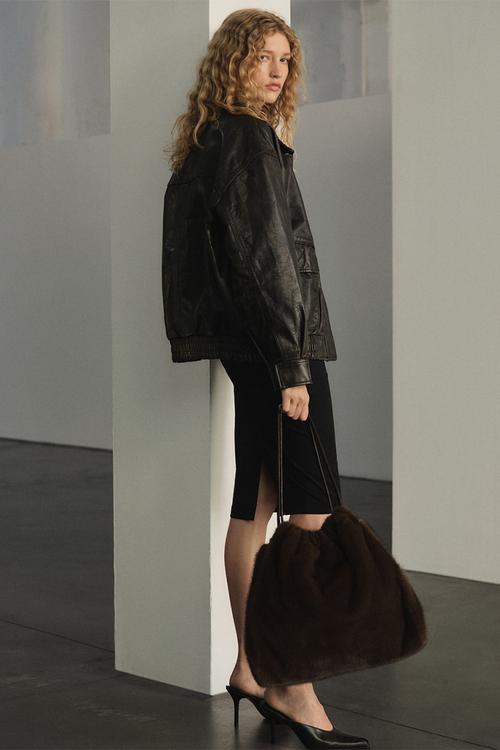 Popu shoulder bag - dark brown