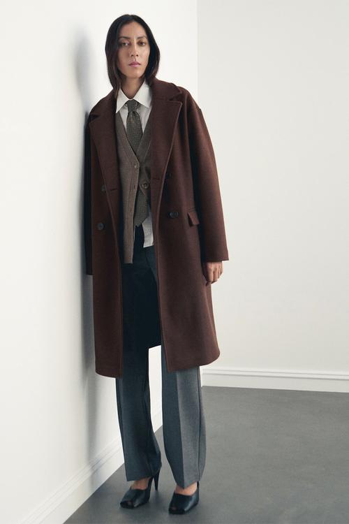 Coat tabisa - brown