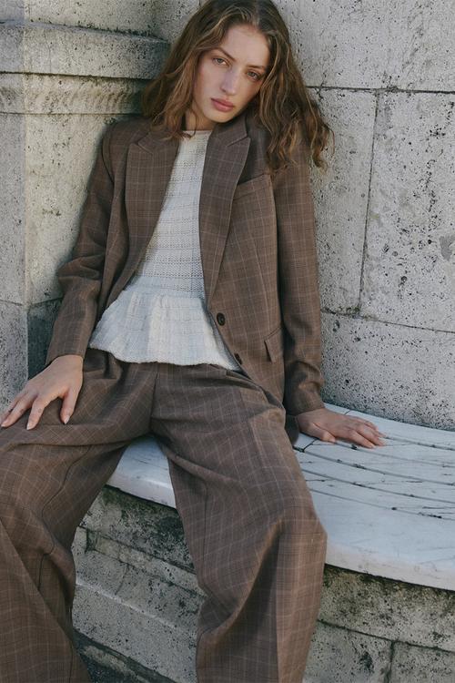 Trousers katy - medium brown
