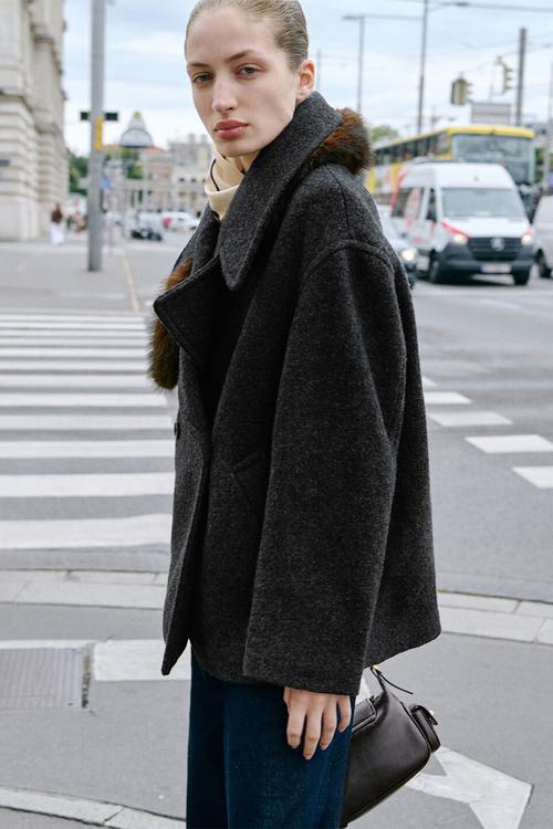 Coat lowi - gray