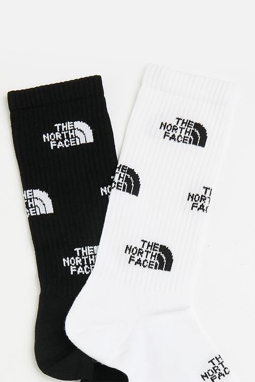 Everyday Crew Sock Logo - 2P - Tnf Black-Tnf White
