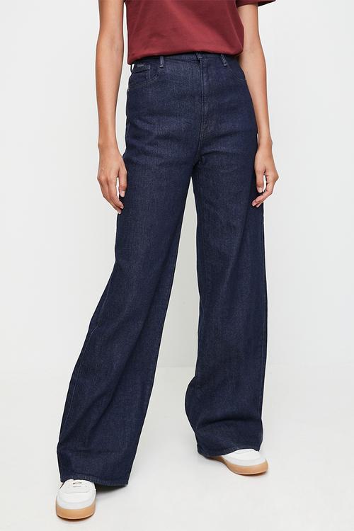 Deck 2.0 High Loose Jeans Wmn - Mid Wash