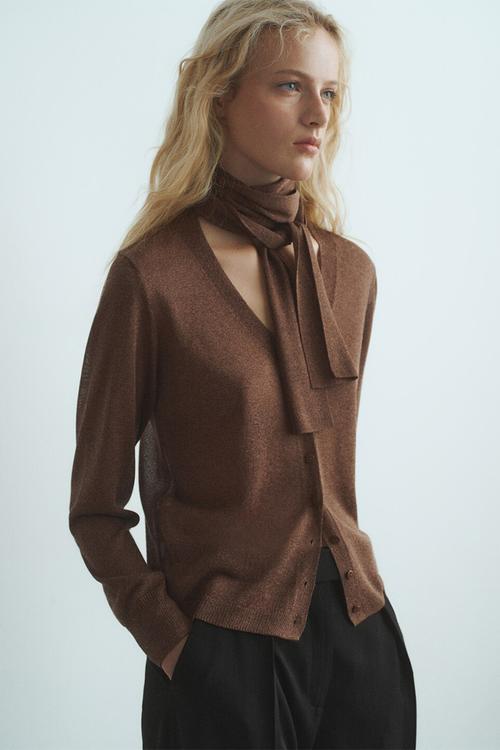 Cardigan lorea - brown