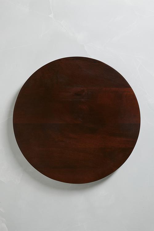 Round Wooden Butcher's Block - Natural