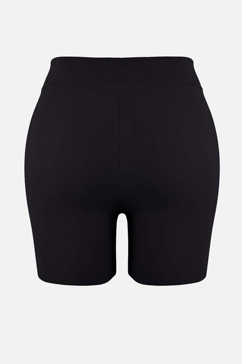 Plus size high waist boxer - black