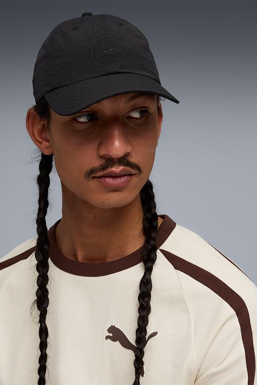 Premium Ess Script Dad Cap - Puma Black