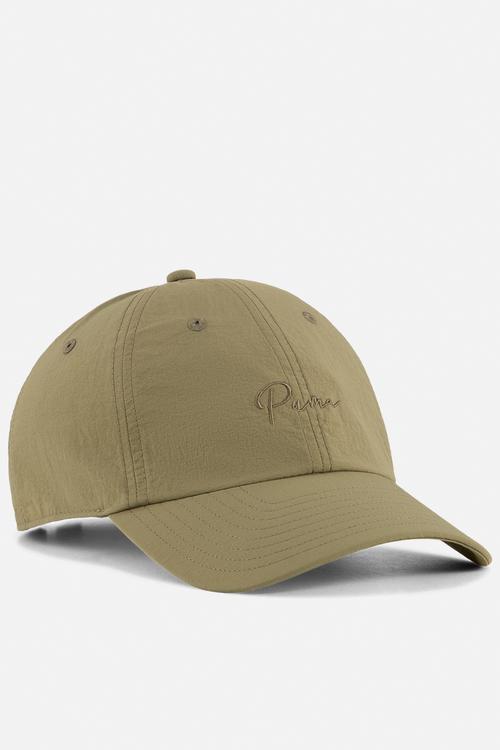 Premium Ess Script Dad Cap - Puma Olive
