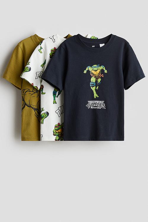 3-Pack printed t-shirts - multi