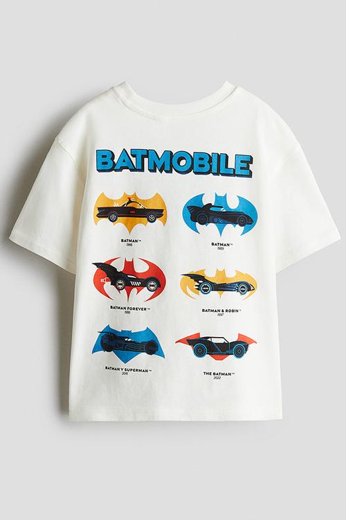 Oversized printed t-shirt - white dc comics