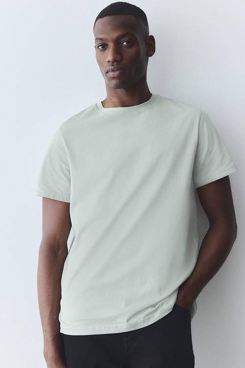 Regular fit t-shirt - light sage green