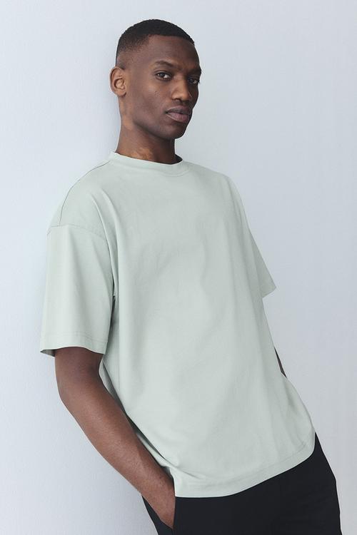 Oversized fit t-shirt - light sage green