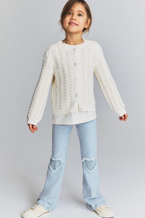 Flared jeggings - light denim blue