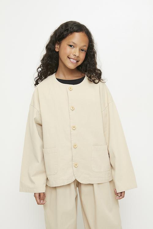 Cocoon jacket - beige