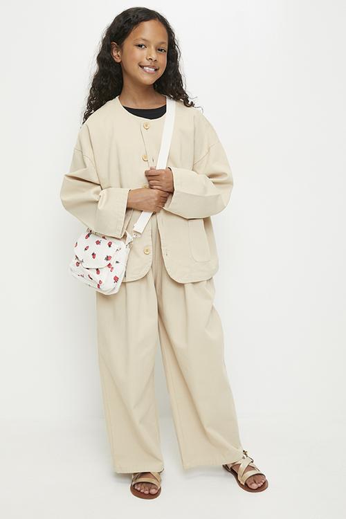 Cocoon jacket - beige