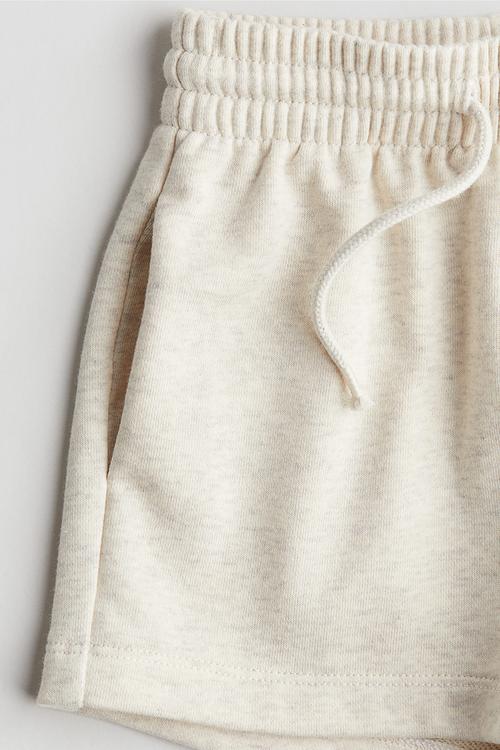 Sweatshorts - light beige