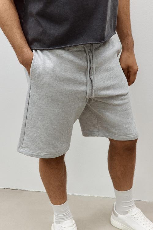 Relaxed fit shorts - grey marl