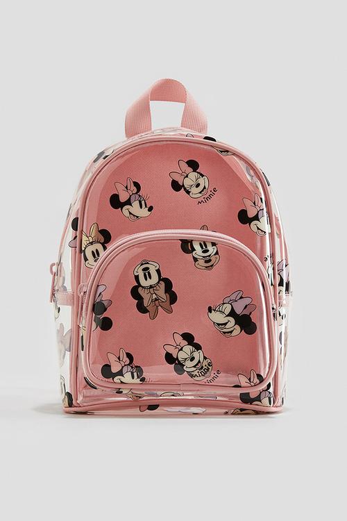 Printed backpack -pink/minnie mouse