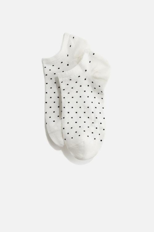 7 Pack trainer socks - white/spotted