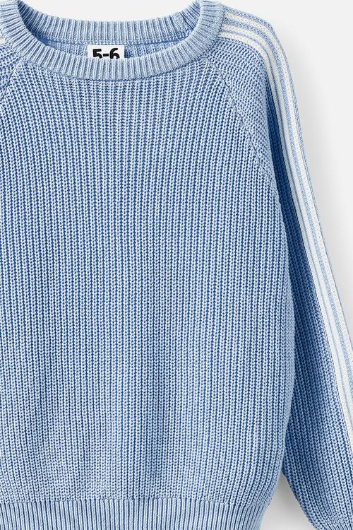 Blake Knit Crew - Dawn Blue