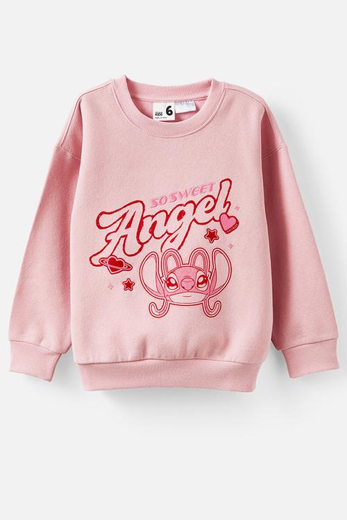 License Sammy Oversized Crew - Lcn Dis Angel/Marshmallow