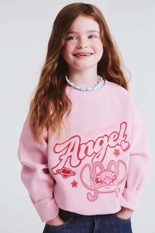 License Sammy Oversized Crew - Lcn Dis Angel/Marshmallow