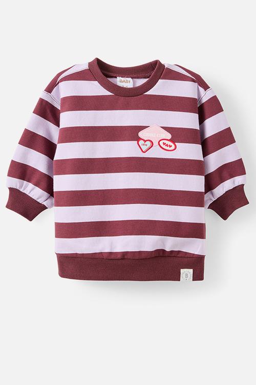 Riley Sweater - Vintage Lilac/Bordeaux Cuddle Club