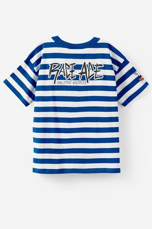 Licensed Drop Shoulder Short Sleeve Tee - Lcn Mat Harbour Blue Stripe/Race Ace