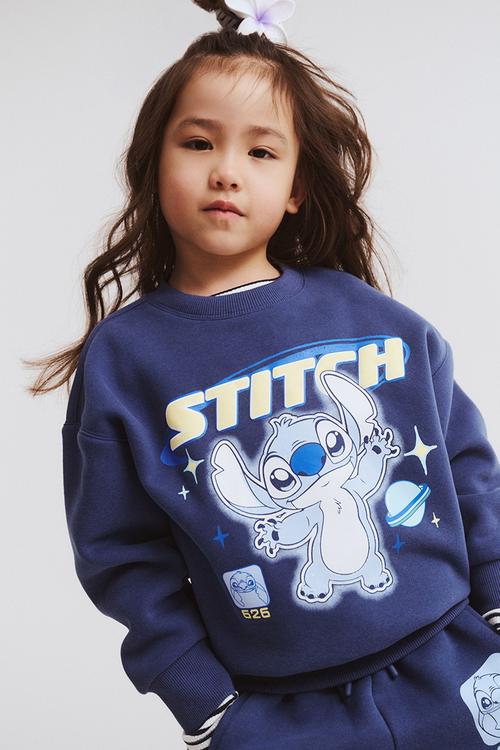 License Sammy Oversized Crew - Lcn Dis Stitch/Deep Dive