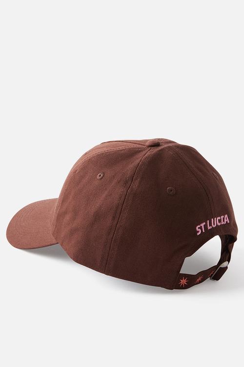 The everyday cap-dark oak/ lily flower
