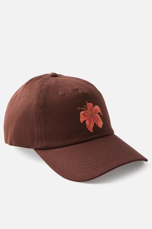 The everyday cap-dark oak/ lily flower